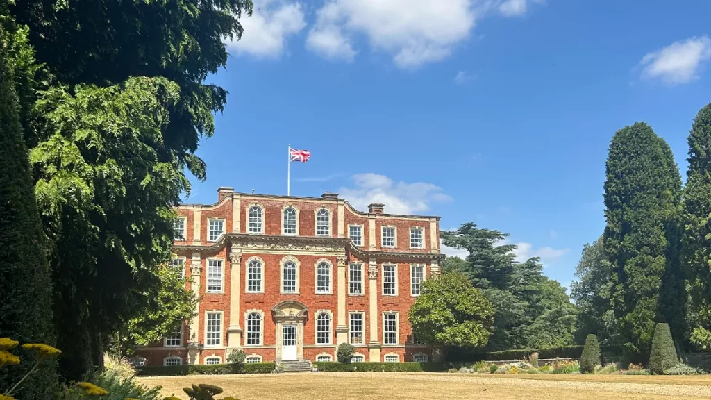 Chicheley Hall, one of the most popular Milton Keynes wedding venues with Georgian architecture and landscaped gardens