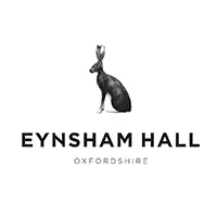 Eynsham Hall wedding venue logo – grand country mansion in Oxfordshire where AURA Wedding DJs perform.
