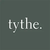 The Tythe Barn wedding venue logo – award-winning rustic Oxfordshire location for AURA Wedding DJs performances.