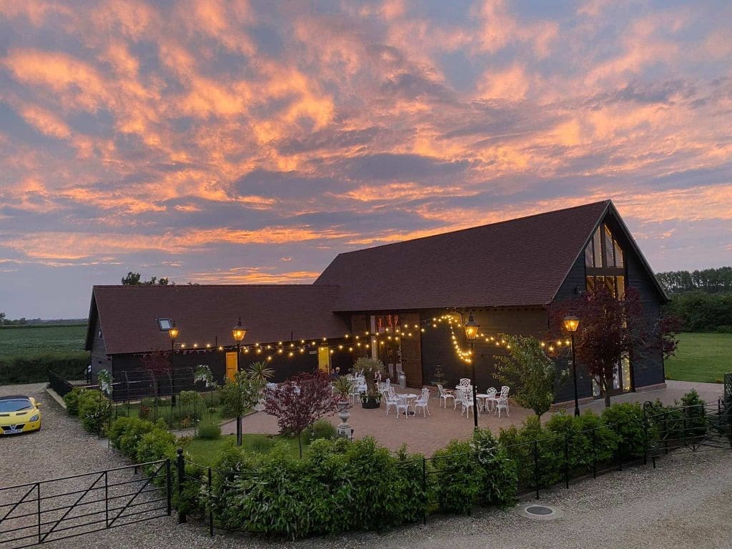 One of the most impressive Tip Top Venues – One of the Most Versatile Wedding Venues Milton Keynes has to offer. Exterior view of Winter’s Tale Country Barn in Buckinghamshire.