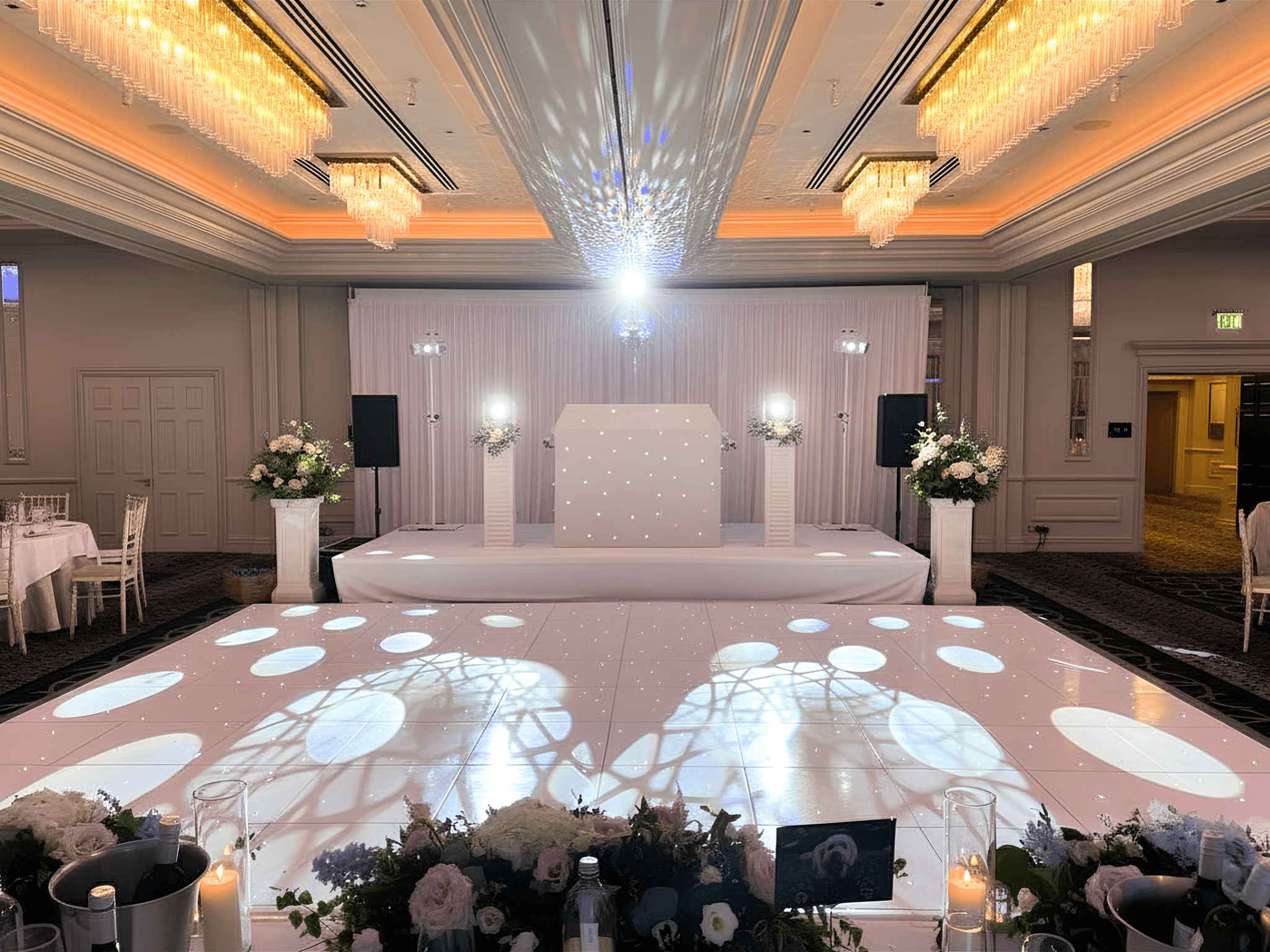 PAT certified DJ setup with full liability insurance.